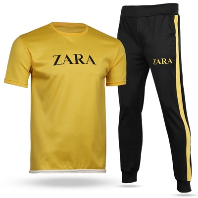 تیشرت و شلوار Zara_Yellow مدل 3601