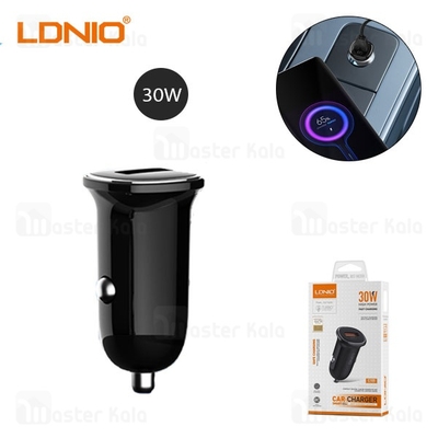 شارژر فندکی الدینیو Ldnio C105 توان 30 وات همراه با کابل