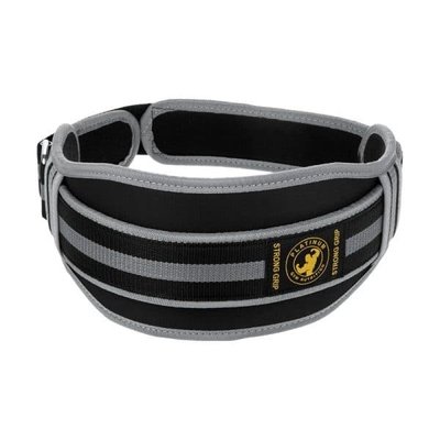 کمربند ورزشی پلاتینیوم مدل GYM-NUT چسبی طوسی