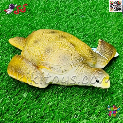 فیگور لاک پشت حیوانات دریایی اسباب بازی سیلیکونی نرم Sea Turtle
