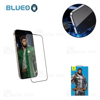 گلس تمام صفحه تمام چسب بلوئو Apple iPhone 16 Pro Max Blueo Anti Static HD