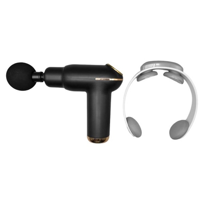 پک دستگاه ماساژور تفنگی و گردنی گیفت پک چند منظوره مدل KH-188