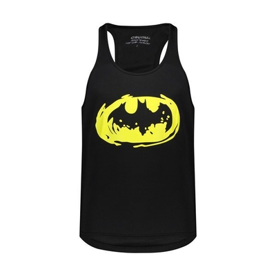 رکابی بدنسازی مردانه سوپرهیرو مدل PY-KACH طرح بتمن مشکی