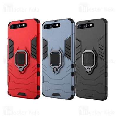 گارد ضد ضربه انگشتی آیفون Apple iPhone 7 Plus / 8 Plus Black Panther KEYSION Armor Ring Case