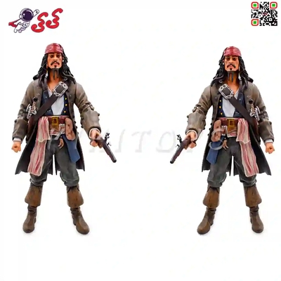 اکشن فیگور دزدان دریایی کارائیب جک اسپارو اورجینال Captain Jack Sparrow NECA 173917