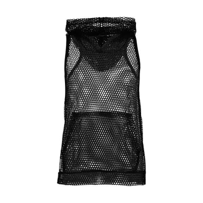 کاور توری کلاهدار ورزشی زنانه مدل PB-1K735 مشکی