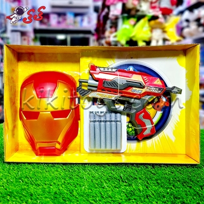 اسباب بازی تفنگ طرح ایرونمن تیر اسفنجی قهرمانان اونجرز Iron Man SB514