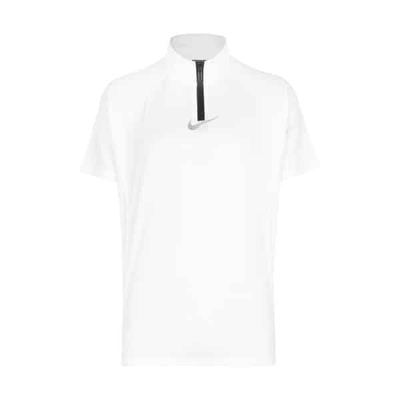 تیشرت ورزشی نیم زیپ مردانه نایک مدل mub-3912 سفید