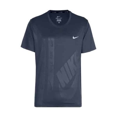 تیشرت ورزشی مردانه نایک مدل Air-1637 طوسی تیره