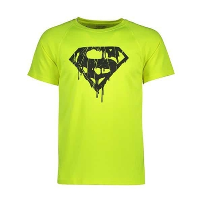 تیشرت ورزشی مردانه سوپرهیرو طرح سوپرمن فسفری