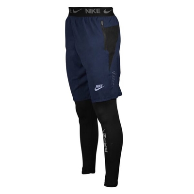 شلوارک و لگ سرهمی مردانه نایک مدل ۸۸۰۸ سرمه ای