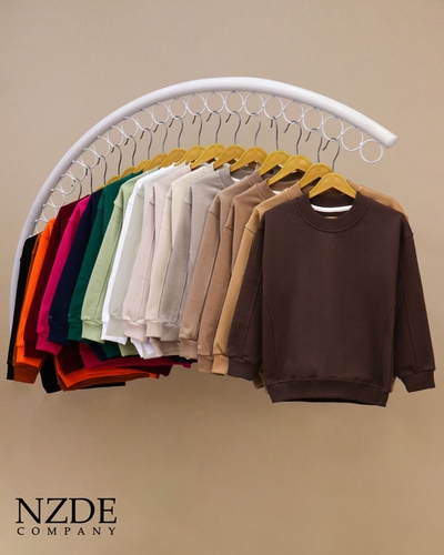 ست خانوادگی بلوز بگ استایل دورس سه نخ NZDE