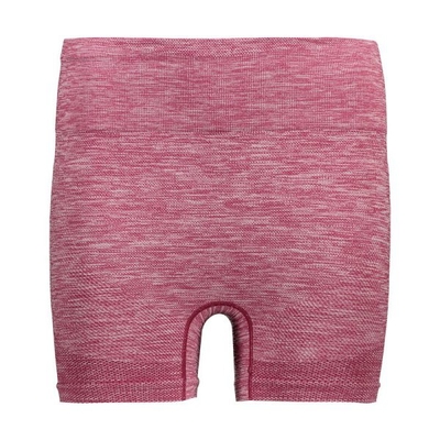 شلوارک سیملس ورزشی زنانه مدل پشت چین دار HMT-1J520 بنفش روشن