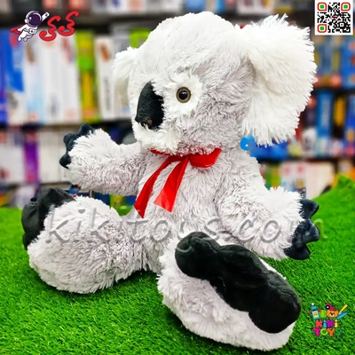 عروسک پولیشی کوالا خاکستری ۵۰ سانتی‌متری - چشم تیله‌ای، نرم و مناسب هدیه