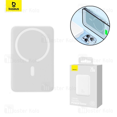 پاوربانک وایرلس 10000 مگنتی بیسوس Baseus PPCX030002 توان 20 وات