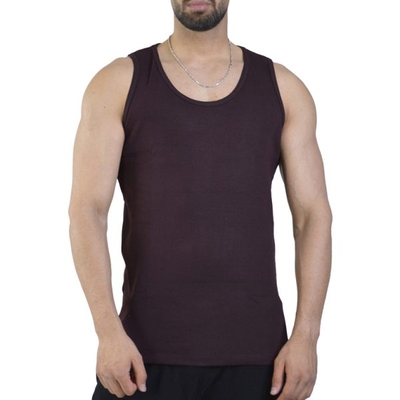 رکابی تنک تاپ کبریتی مردانه کچ مدل ۴B0233 بادمجانی