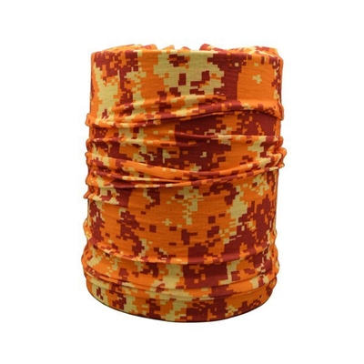 اسکارف و دستمال سر و گردن مدل ۱۱۰۷۶ دیجیتالی نارنجی