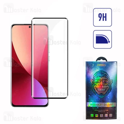 محافظ صفحه شیشه ای تمام صفحه تمام چسب خمیده Xiaomi 12 / 12X / 12S Curved Glass