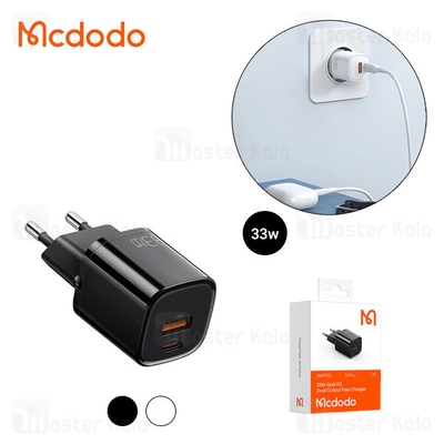 شارژر دیواری مک دودو Mcdodo CH-0151 GAN PD Type C USB توان 33 وات