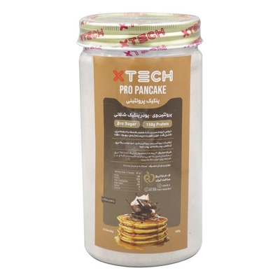 پودر پنکیک پروتئینی ایکس تک طعم شکلات ۶۰۰ گرمی