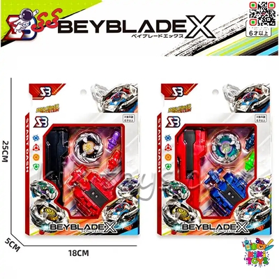 فرفره انفجاری سری جدید BEYBLADE X مدل BB218 + پرتابگر نخ‌کش و ژیروسکوپ