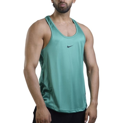 رکابی ورزشی مردانه نایک مدل PY-4D0493 سبز آدامسی تیره