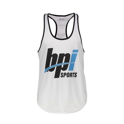 رکابی بدنسازی مردانه BPI مدل لانگ P سفید