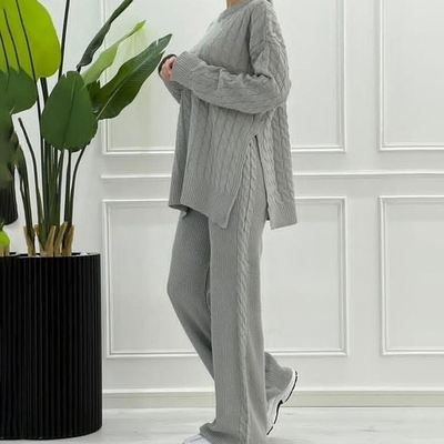 ست بافت بلوز و شلوار زنانه Gloria_Gery مدل 3720