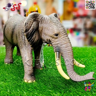 فیگور فیل بزرگ جنگل و باغ وحش ANIMAL MODEL 002 – جنس نرم، طراحی واقعی، مناسب بازی و کلکسیون