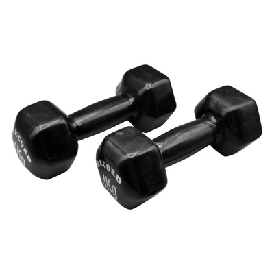 دمبل بدنسازی رکورد مدل Strong روکش دار وزن ۴ کیلو گرم بسته دو عددی