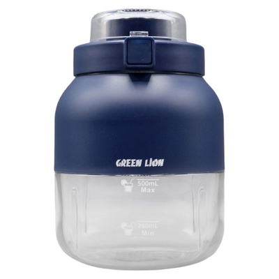 مخلوط کن شارژی نوتری بلند پروتابل گرین لاین ده تیغه مدل Barrel ظرفیت ۵۰۰ میلی لیتر