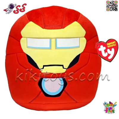 عروسک پولیشی اورجینال ایرونمن مارول | کوسن نرم 35 سانتیمتری مدل TY