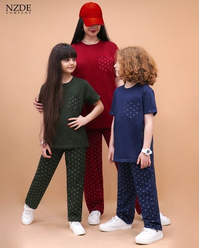 تیشرت شلوار ست خواب مادر فرزندی NZDE