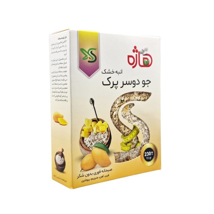جو دوسر پرک صبحانه فوری هاژه طعم انبه خشک ۲۳۰ گرمی
