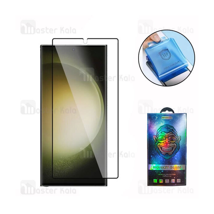 محافظ صفحه پلیمر نانو تمام صفحه تمام چسب سامسونگ Samsung Galaxy S22 Ultra Polymer Nano