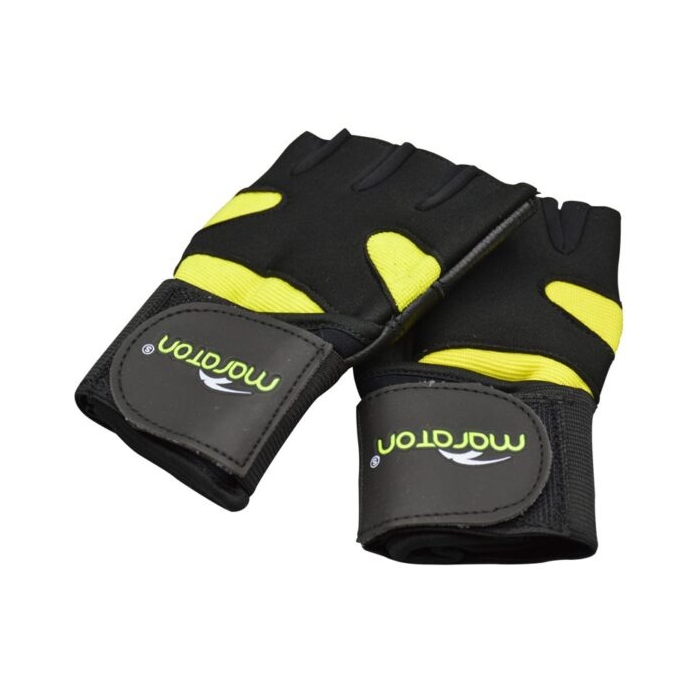 دستکش بدنسازی مردانه ماراتن SMART زرد