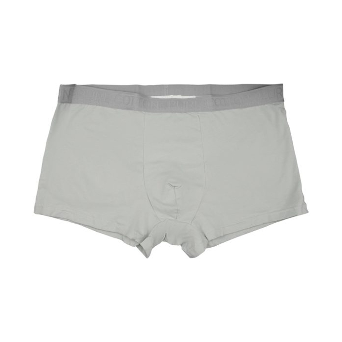 شورت پادار مردانه پیور کتون مدل A6192 طوسی روشن