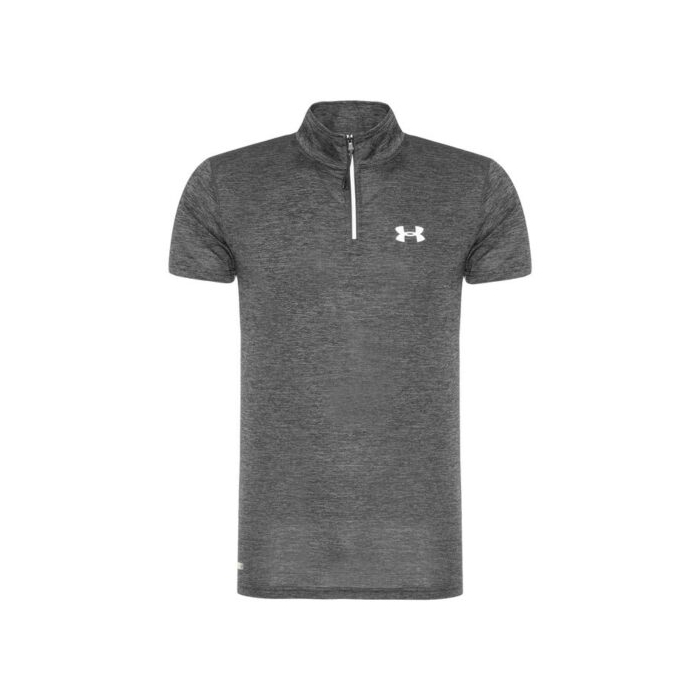 تیشرت استرج ورزشی مردانه آندر آرمور مدل NIM ZIP-069 طوسی