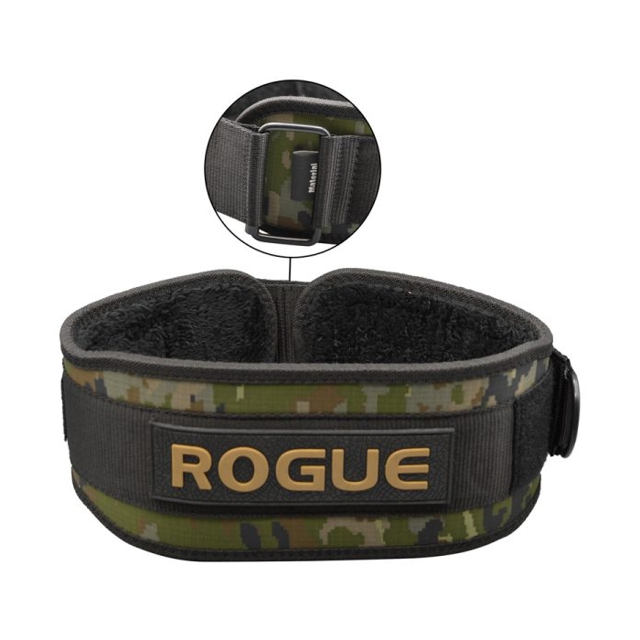 کمربند بدنسازی روگ مدل ELM-404D0606 چسبی سبز پیکسلی