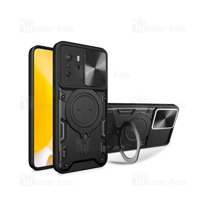 قاب ضد ضربه مگنتی Xiaomi Poco X3 GT / Redmi Note 10 Pro 5G (China) Magnetic Support Case دارای محافظ دوربین