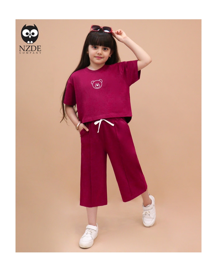 کراپ شلوار برمودا   NZDE COLOR BEAR