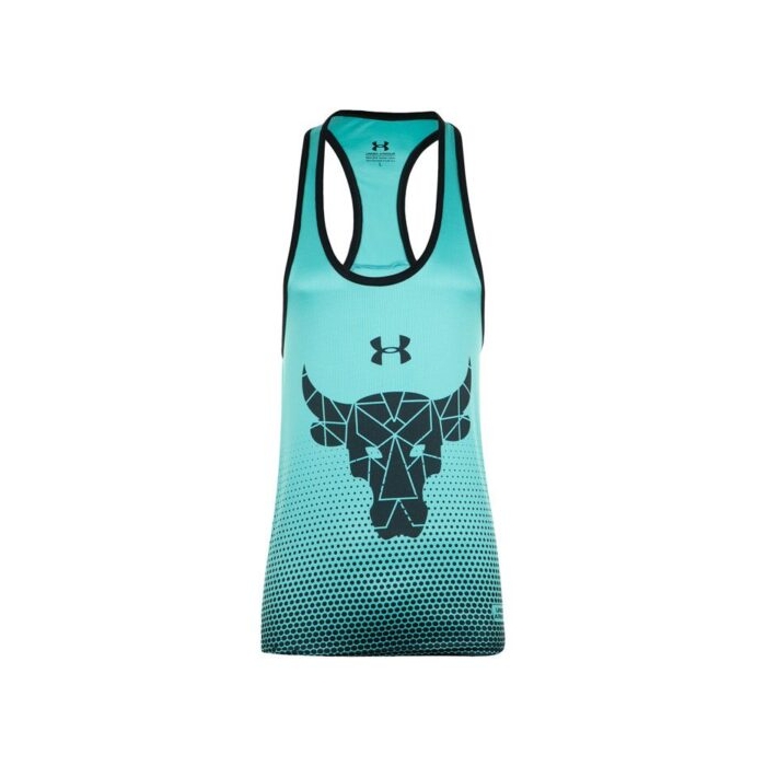 رکابی بدنسازی مردانه آندر آرمور مدل مینیاتوری فیروزه ای