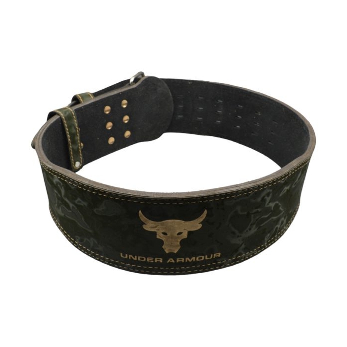 کمربند سوپر پاورلیفتینگ و بدنسازی آندر آرمور عرض سگک ۱۰cm مدل ELM-Rock 403E1005 یشمی سگکی