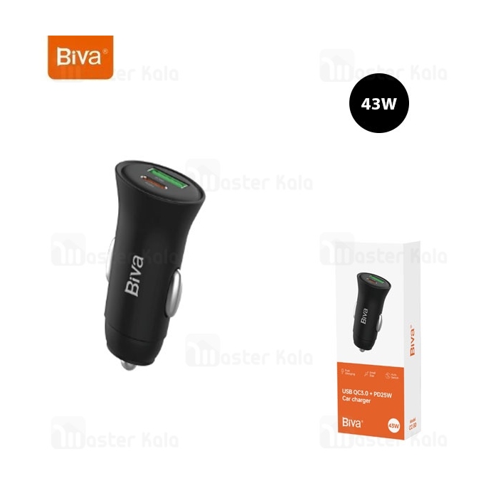 شارژر فندکی بیوا Biva CC-30 توان 43 وات