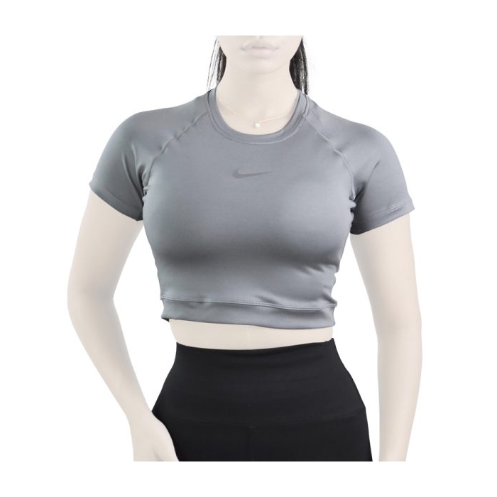 نیم تنه ورزشی زنانه نایک مدل SRN-4F0693 طوسی روشن