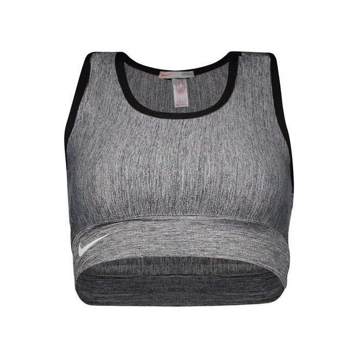 نیم تنه ورزشی زنانه نایک طرح مخملی طوسی