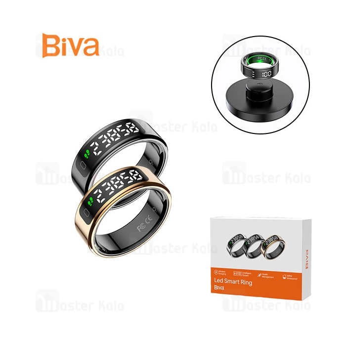 حلقه هوشمند بیوا Biva Ring-02 LED Smart Ring دارای صفحه نمایش