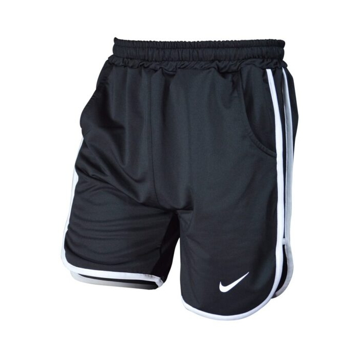 شلوارک ورزشی مردانه نایک مدل PY-0220 مشکی خط سفید