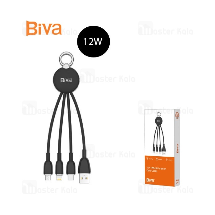 کابل سه سر بیوا Biva C-42 طول 15 سانتی متر توان 12 وات