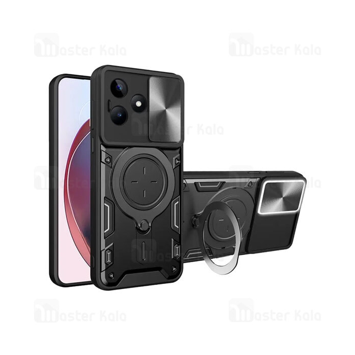 قاب ضد ضربه مگنتی Realme C53 Magnetic Support Case دارای محافظ دوربین